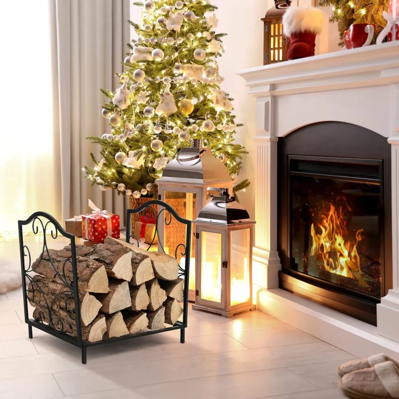 wohnzimmer weihnachtlich dekorieren frische stimmung schaffen